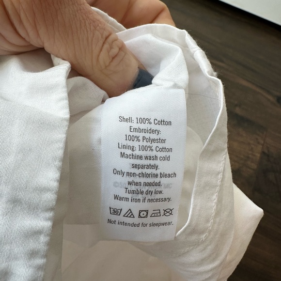 Janie and Jack Floral Eyelet Dress White (Size 10) - Picture 5 of 5